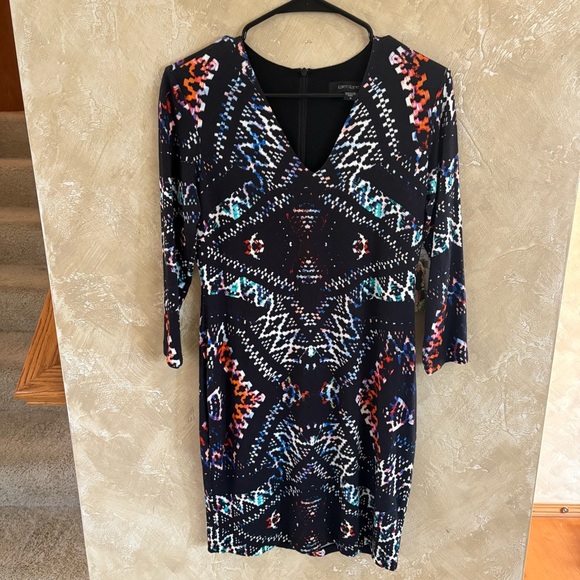Karen Kane Dresses & Skirts - Karen Kane Multicolor Geometric Long Sleeve Dress